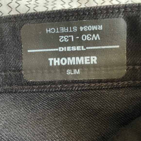Diesel Thommer Men's Slim Jeans W30 x L31* RM034 (Black) New with tags - Picture 10 of 16